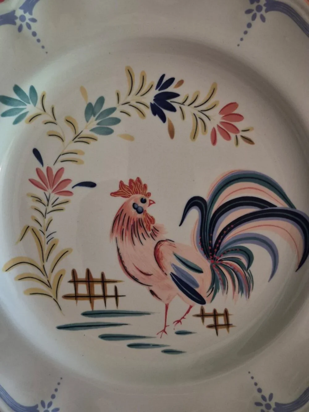 Longchamp Howard Kaplans French Country Store Rooster 10.25